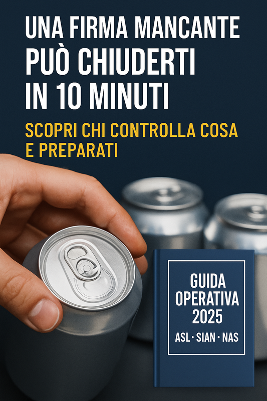 Come Difendersi dai Controlli ASL SIAN NAS - Guida operativa definitiva per ristoratori 2025