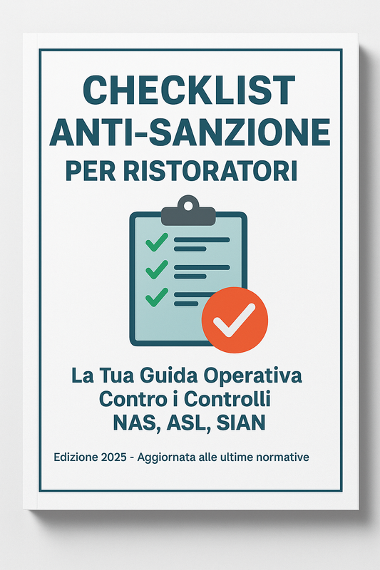 RistoControl Bundle PRO - Guida Completa + Checklist Anti-Sanzione per Controlli ASL, SIAN, NAS