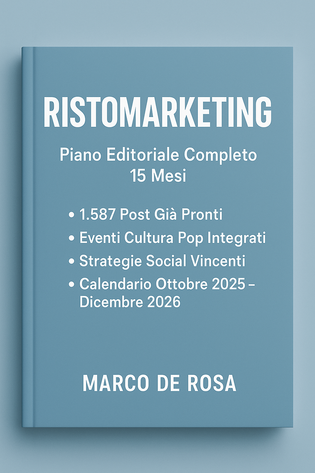 RistoMarketing – Piano Editoriale Completo 15 Mesi (Ottobre 2025 – Dicembre 2026)
