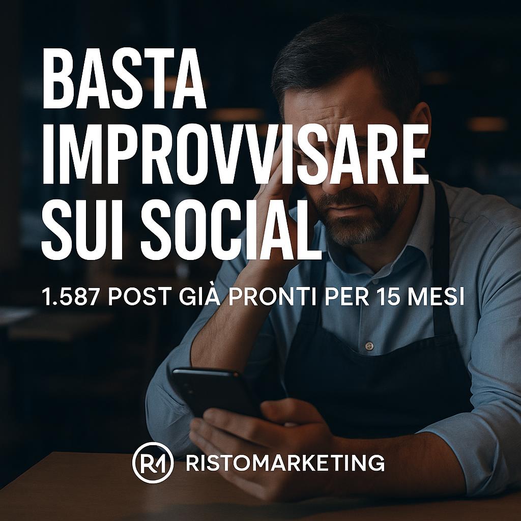 RistoMarketing – Piano Editoriale Completo 15 Mesi (Ottobre 2025 – Dicembre 2026)